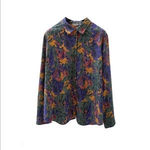 80S VINTAGE LE CAVIAR Multicolored Button Up Shirt